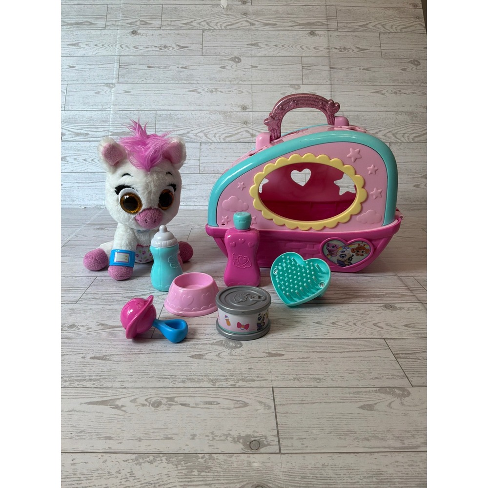 Disney Jr T.O.T.S. Care for Me Pet Carrier Pony Plush Accessories Toy Set